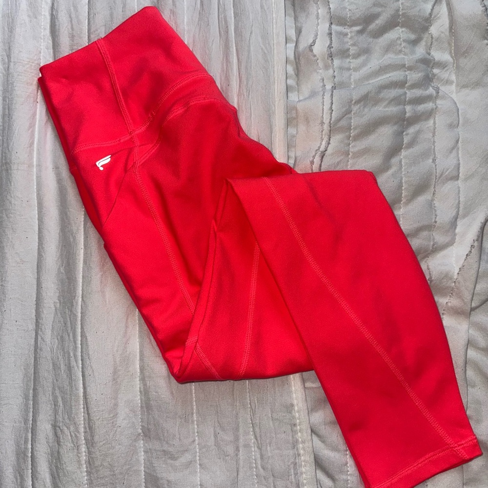 Fabletics Leggings: Pink Vibrant Activewear